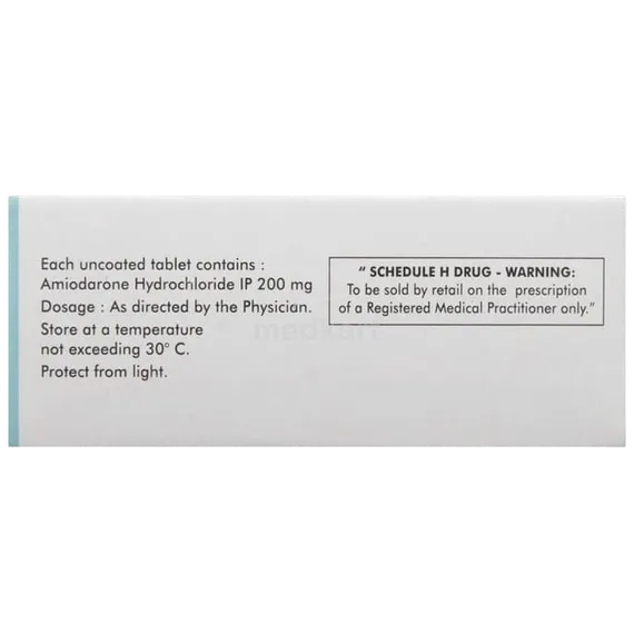 amiodar 200mg tablet 10's